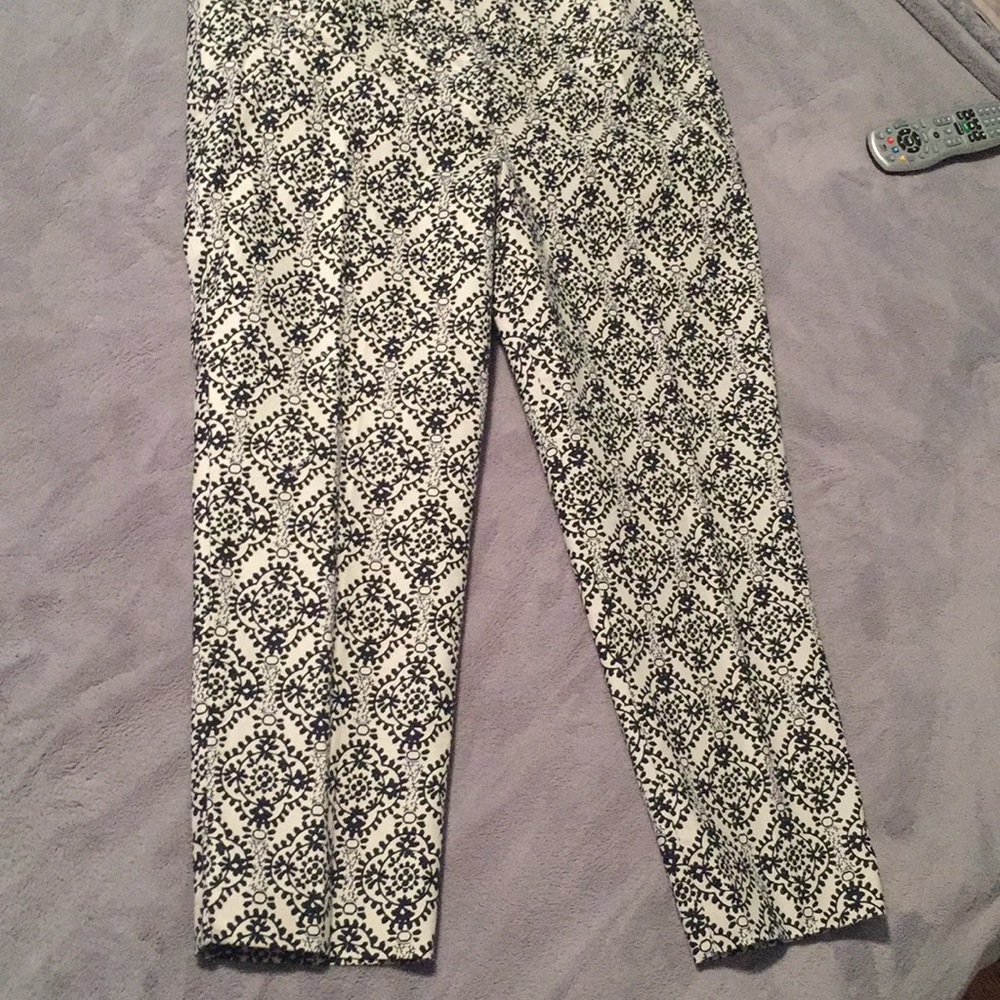 BNWT loft Riviera pant 14 black and cream